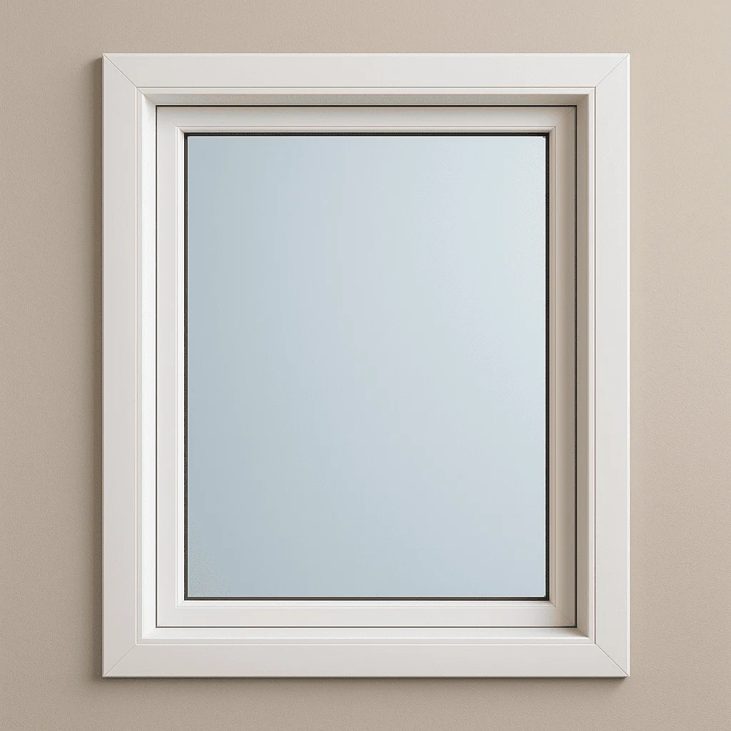 Paño Fijo de PVC blanco, para máxima entrada de luz.